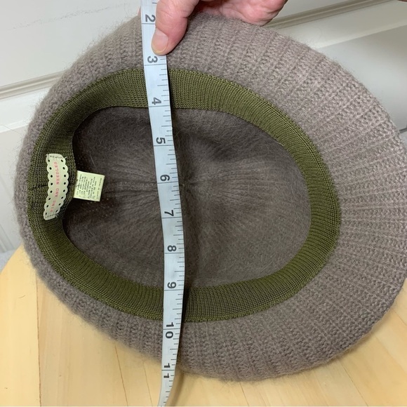 pins & Needles Tan Soft Minimalist Angora Wool Blend Fedora Knit Bucket Hat - Picture 11 of 13